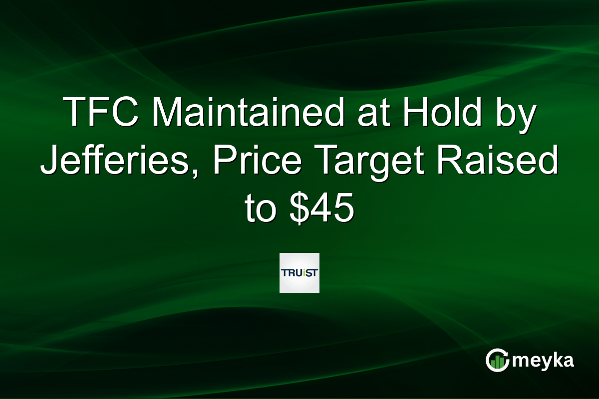 TFC Maintained at Hold by Jefferies, Price Target Raised to $45