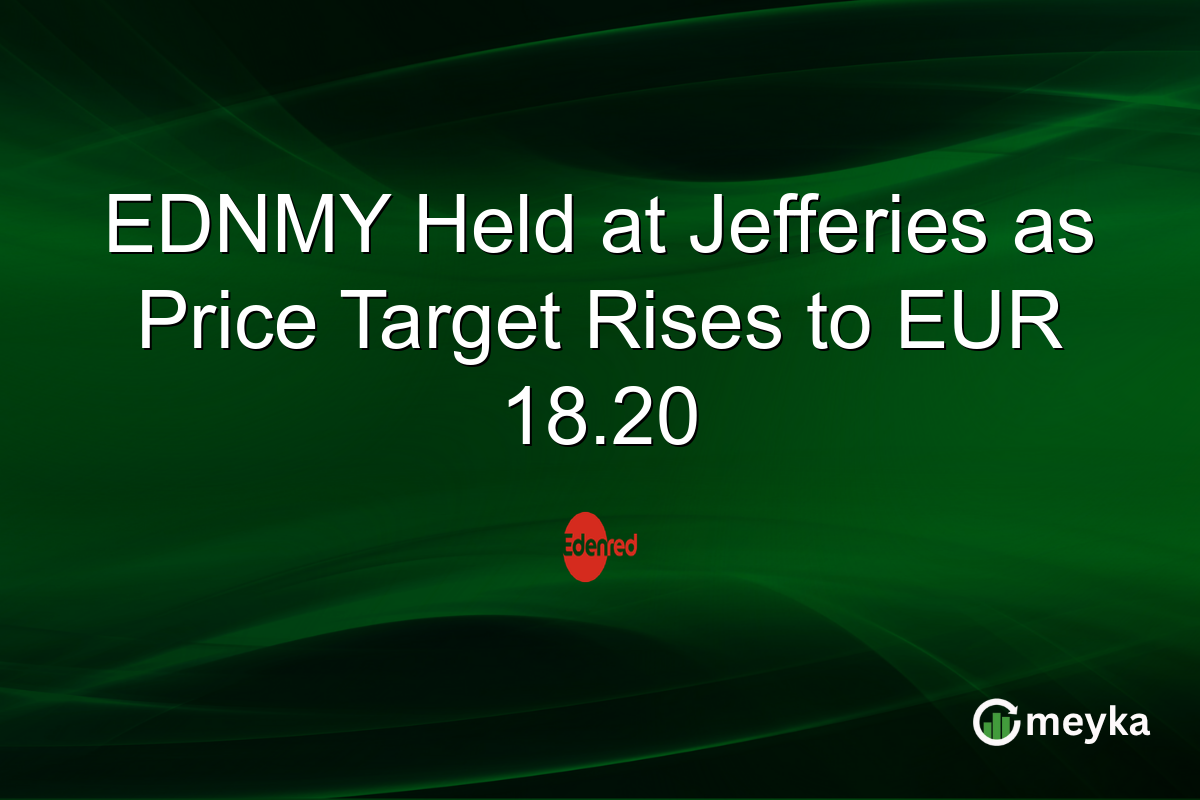 EDNMY Held at Jefferies as Price Target Rises to EUR 18.20