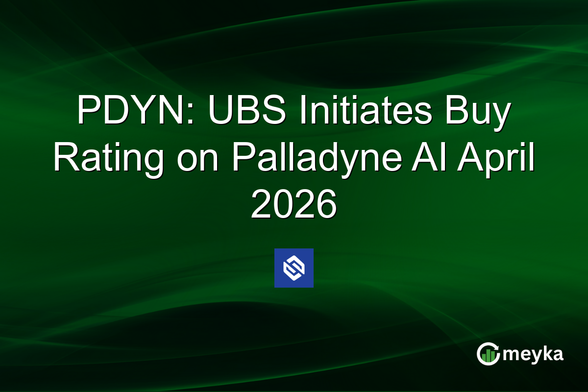 PDYN: UBS Initiates Buy Rating on Palladyne AI April 2026