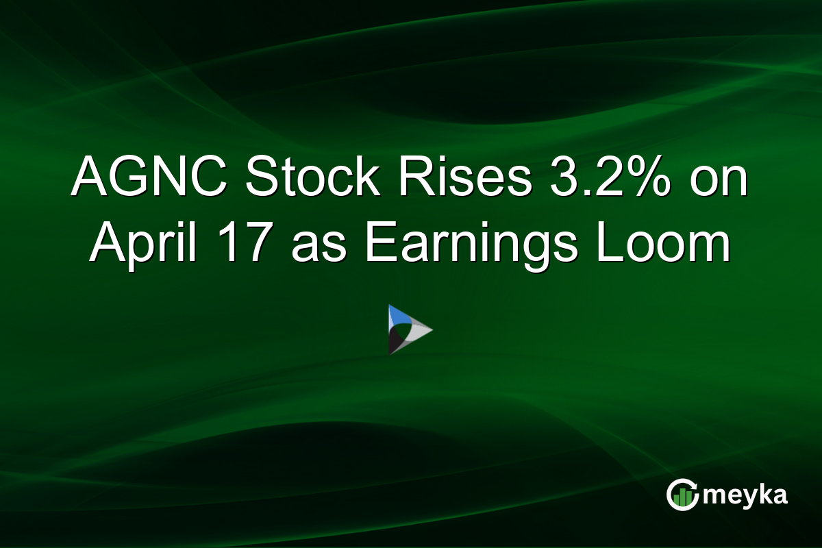 AGNC Stock Rises 3.2% on April 17 as Earnings Loom