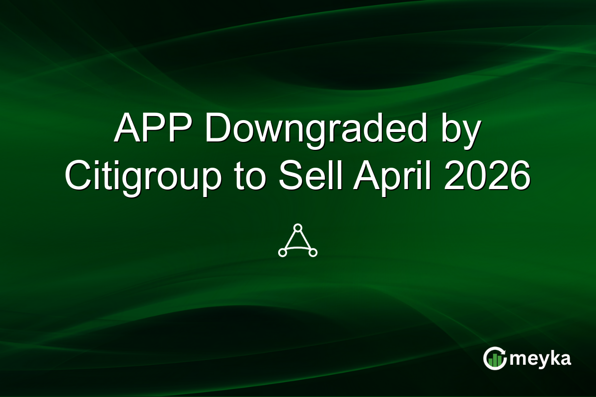 APP Downgraded by Citigroup to Sell April 2026