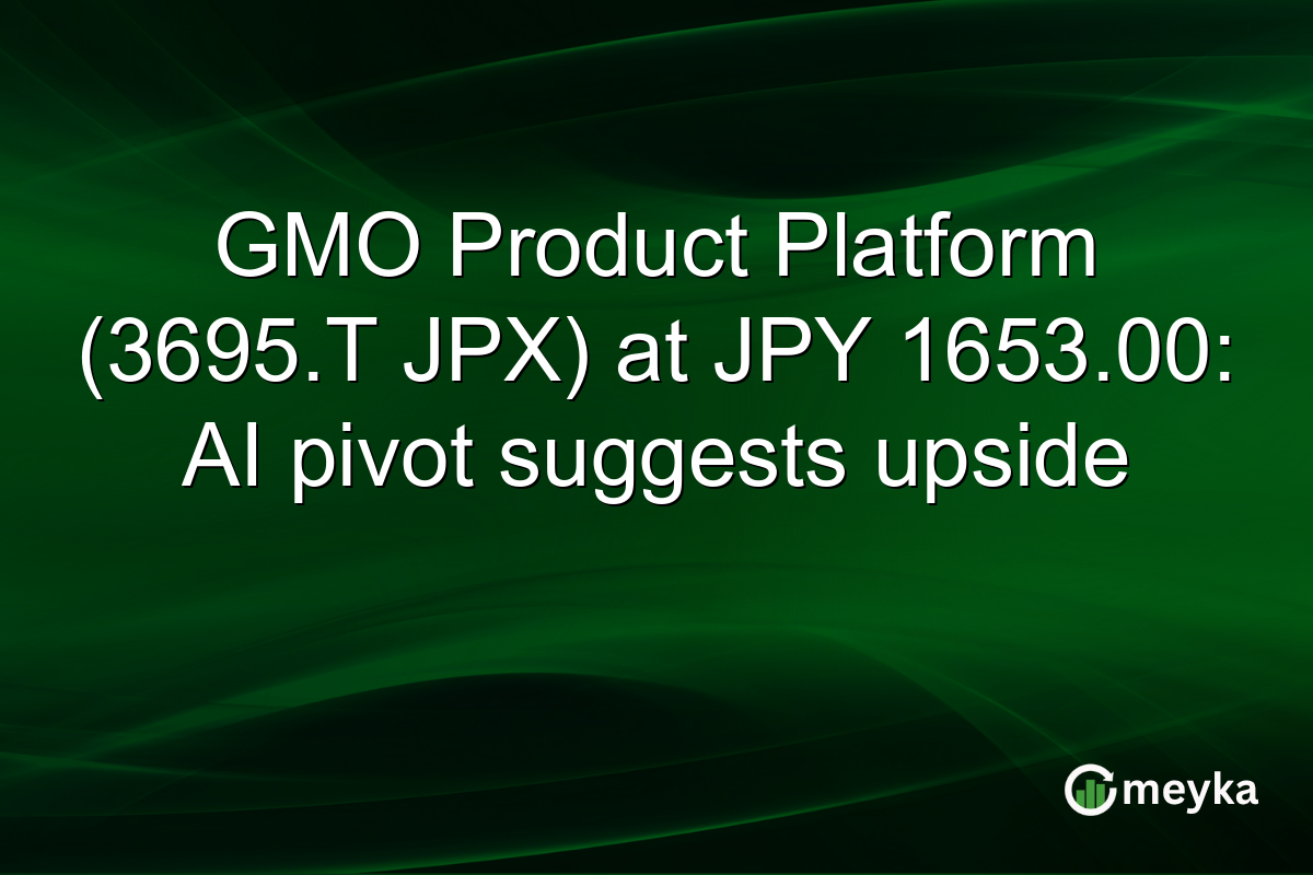 GMO Product Platform (3695.T JPX) at JPY 1653.00: AI pivot suggests upside
