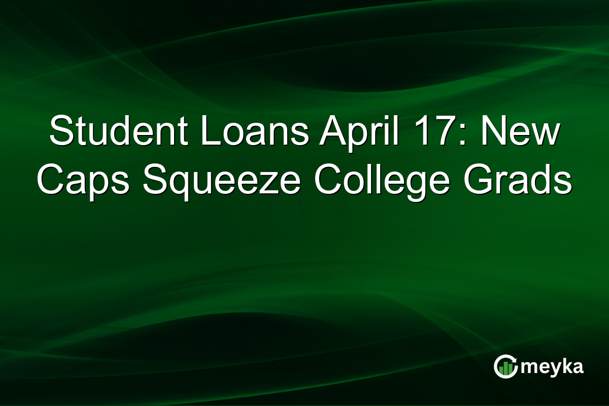 Student Loans April 17: New Caps Squeeze College Grads