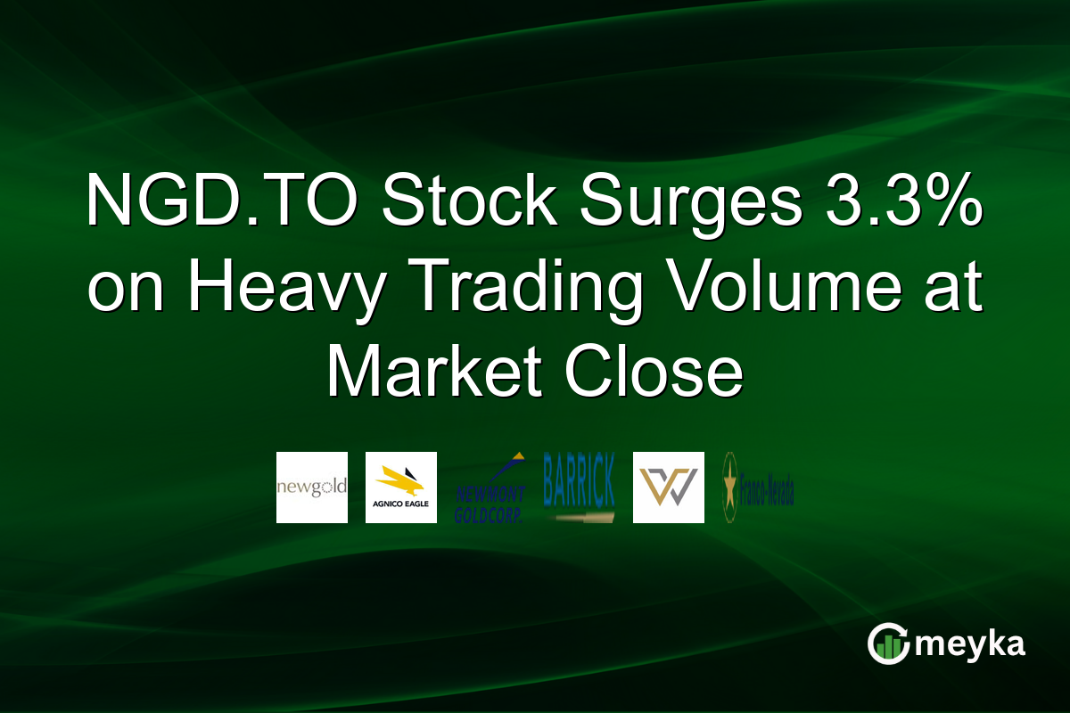 NGD.TO Stock Surges 3.3% on Heavy Trading Volume at Market Close