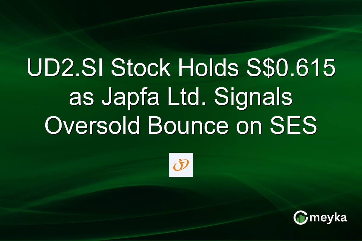 UD2.SI Stock Holds S$0.615 as Japfa Ltd. Signals Oversold Bounce on SES