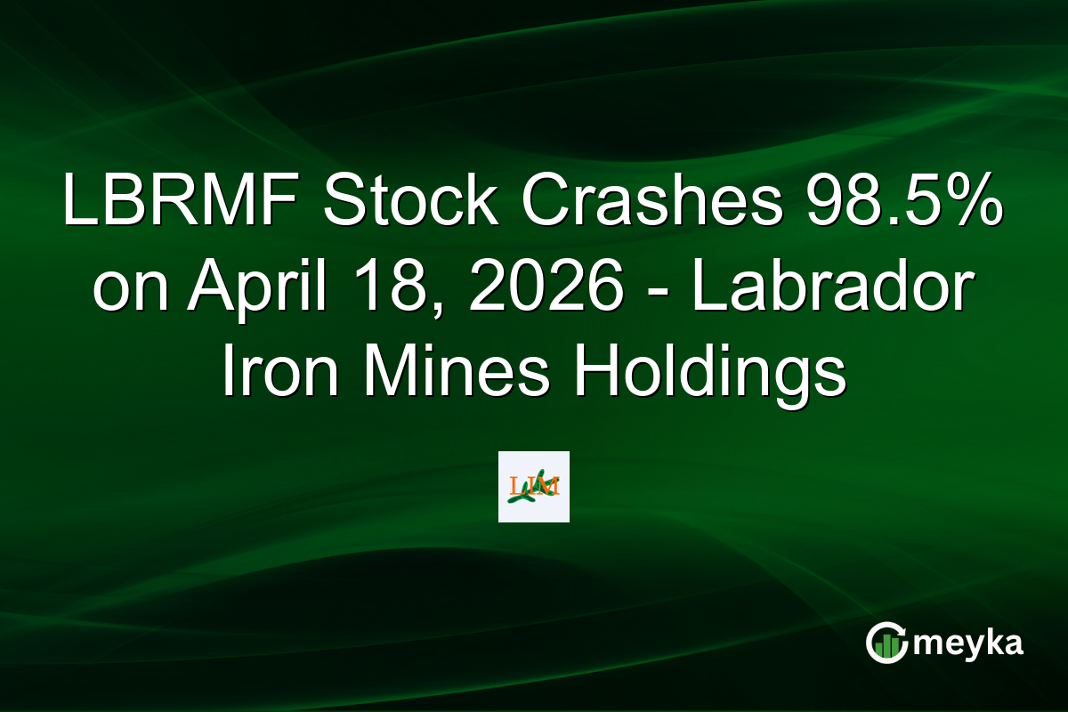 LBRMF Stock Crashes 98.5% on April 18, 2026 – Labrador Iron Mines Holdings