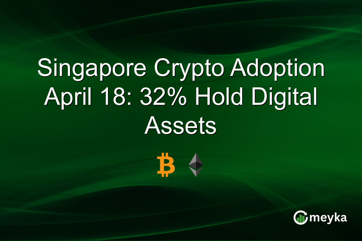 Singapore Crypto Adoption April 18: 32% Hold Digital Assets