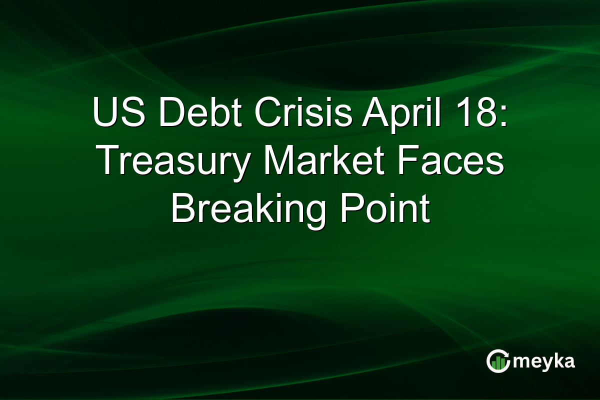 US Debt Crisis April 18: Treasury Market Faces Breaking Point