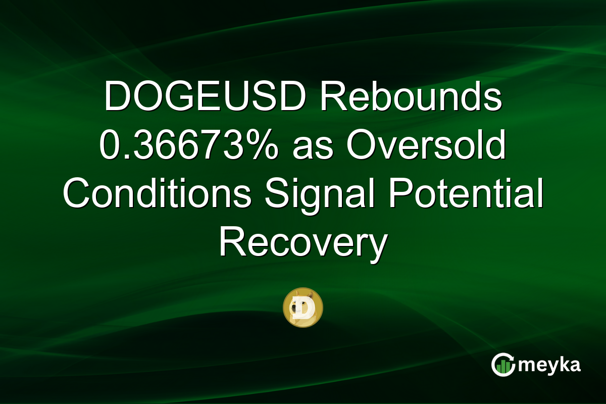 DOGEUSD Rebounds 0.36673% as Oversold Conditions Signal Potential Recovery