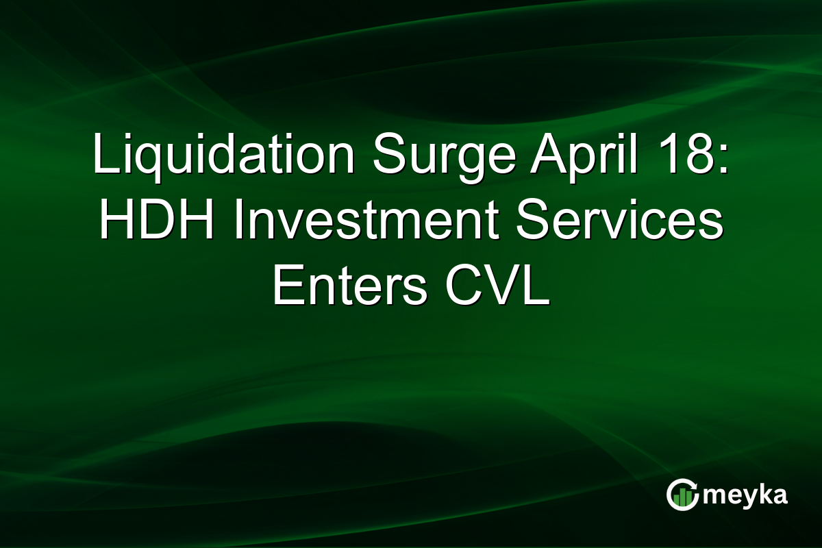 Liquidation Surge April 18: HDH Investment Services Enters CVL