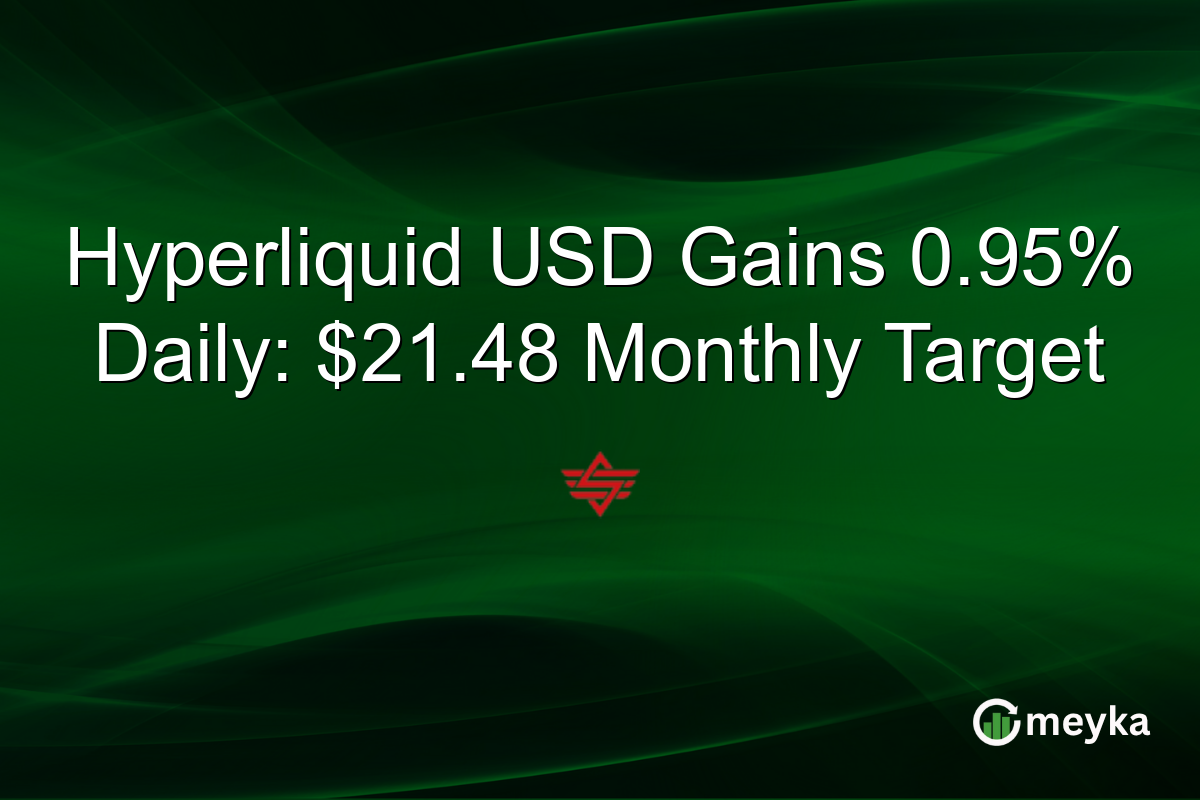 Hyperliquid USD Gains 0.95% Daily: $21.48 Monthly Target