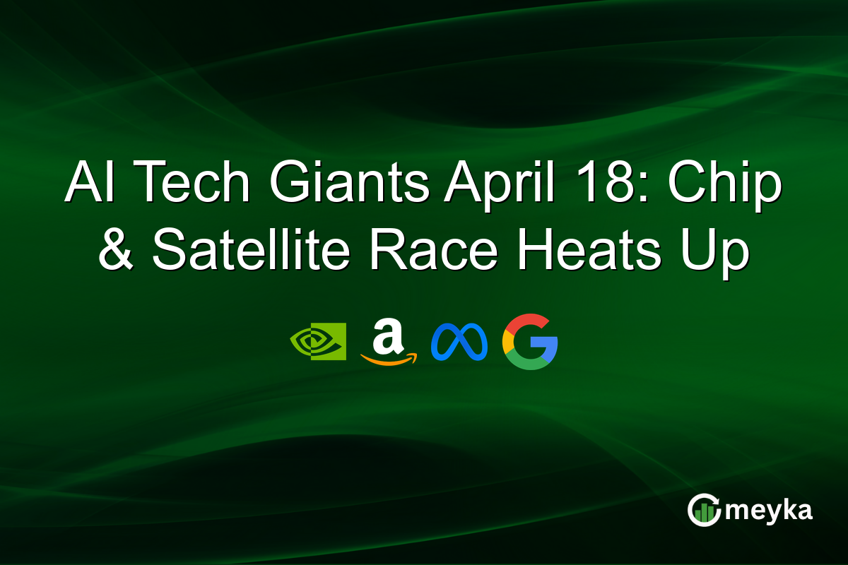 AI Tech Giants April 18: Chip & Satellite Race Heats Up
