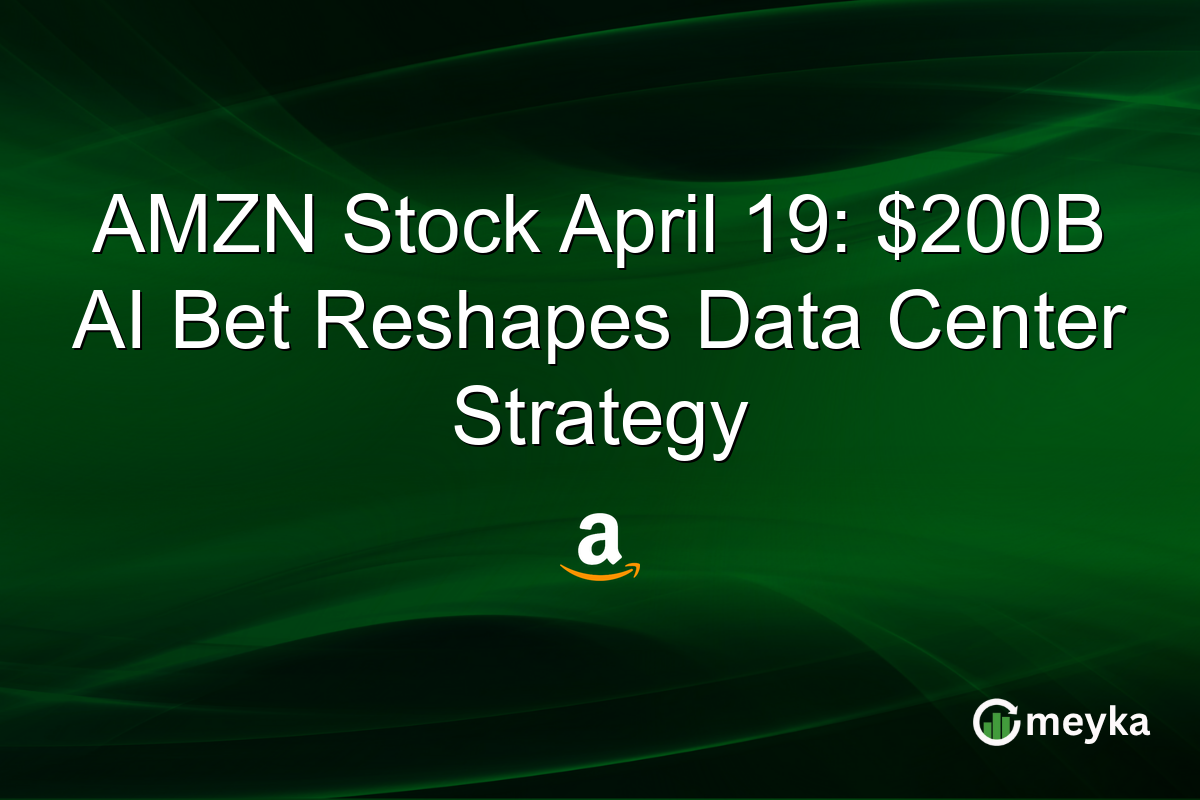 AMZN Stock April 19: $200B AI Bet Reshapes Data Center Strategy