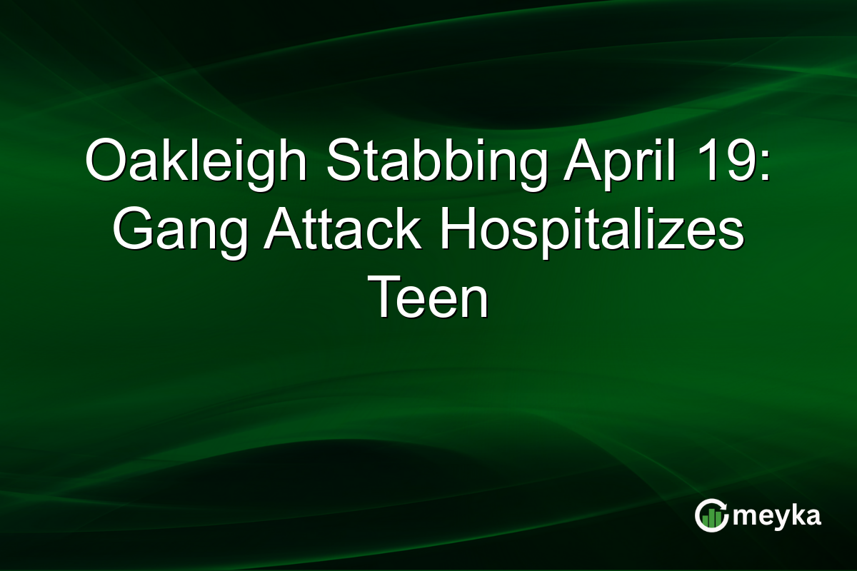 Oakleigh Stabbing April 19: Gang Attack Hospitalizes Teen
