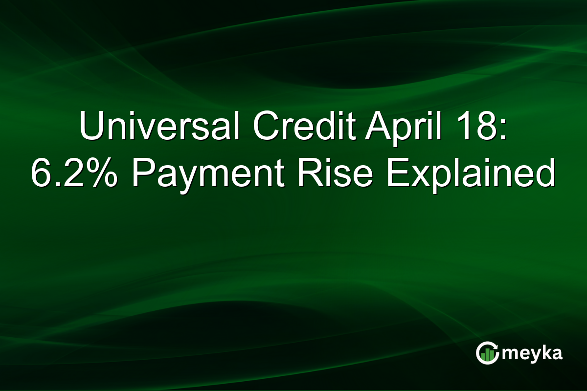 Universal Credit April 18: 6.2% Payment Rise Explained