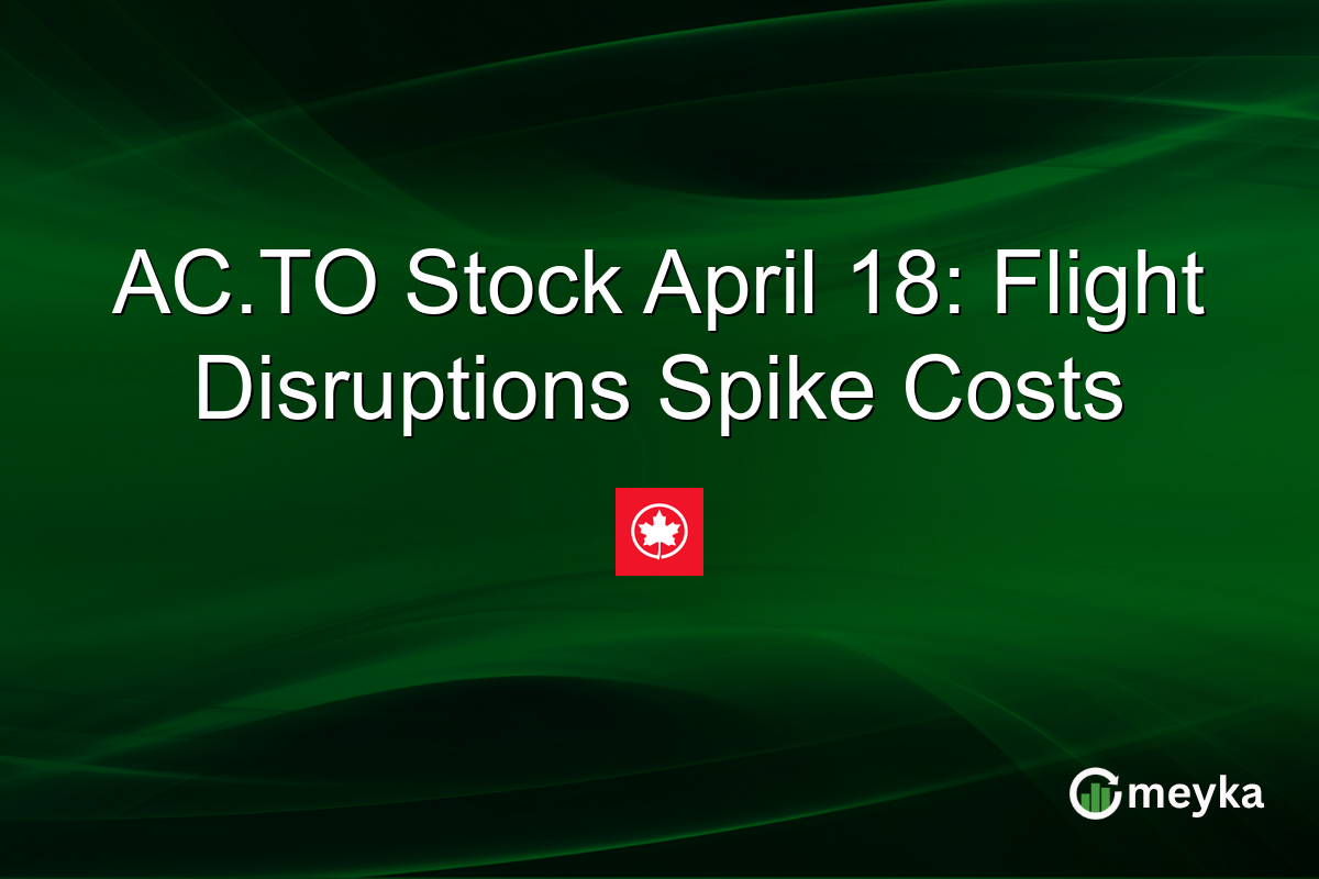 AC.TO Stock April 18: Flight Disruptions Spike Costs