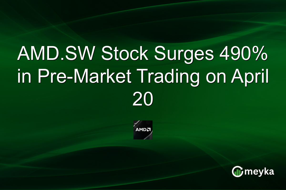 AMD.SW Stock Surges 490% in Pre-Market Trading on April 20