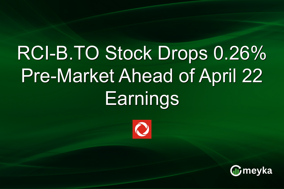 RCI-B.TO Stock Drops 0.26% Pre-Market Ahead of April 22 Earnings