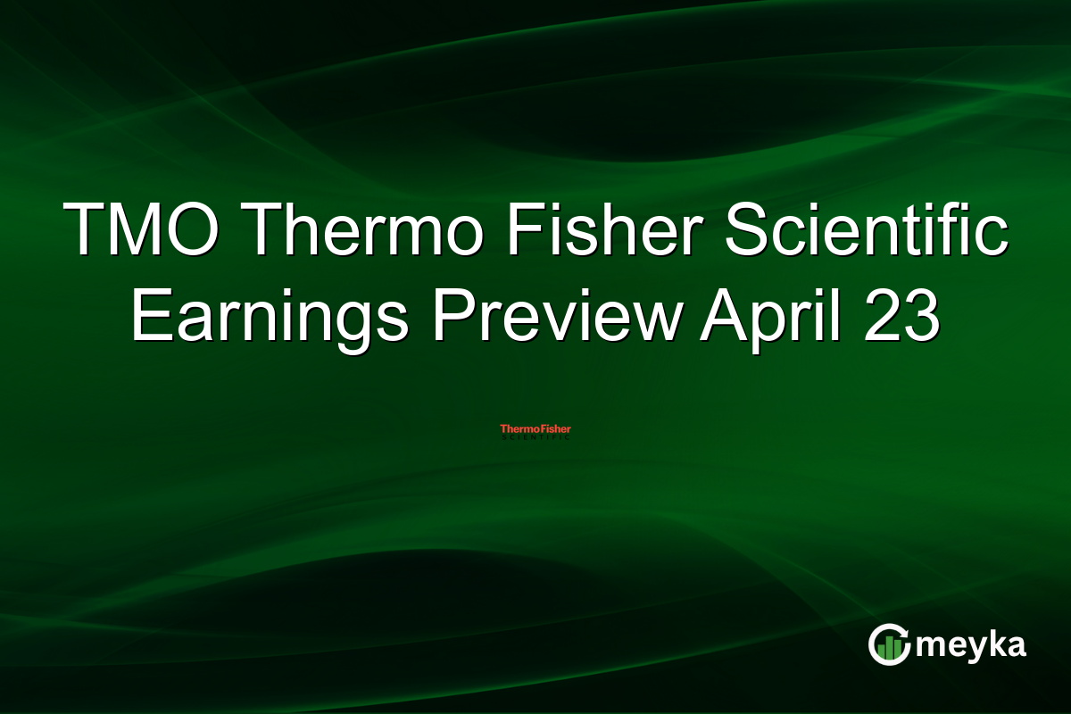 TMO Thermo Fisher Scientific Earnings Preview April 23