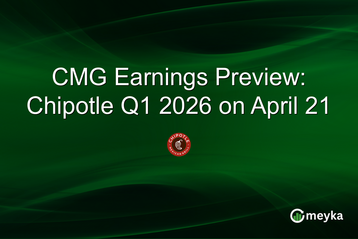CMG Earnings Preview: Chipotle Q1 2026 on April 21