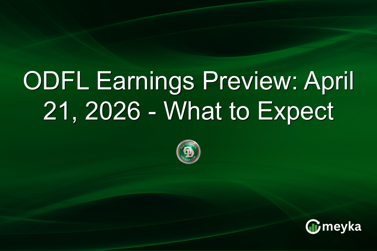 ODFL Earnings Preview: April 21, 2026 – What to Expect