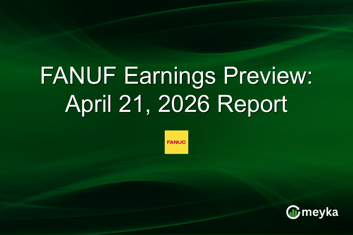 FANUF Earnings Preview: April 21, 2026 Report