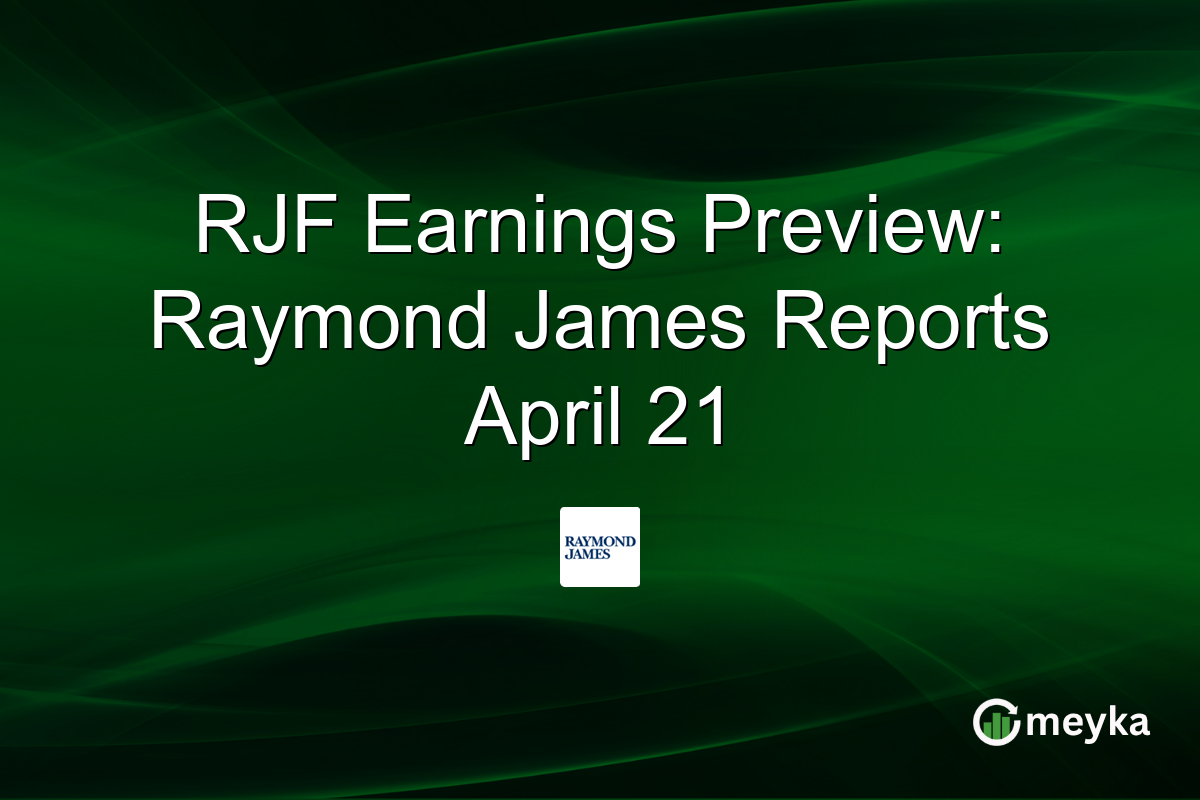 RJF Earnings Preview: Raymond James Reports April 21