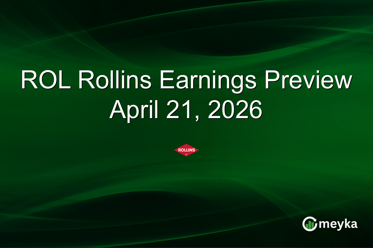 ROL Rollins Earnings Preview April 21, 2026