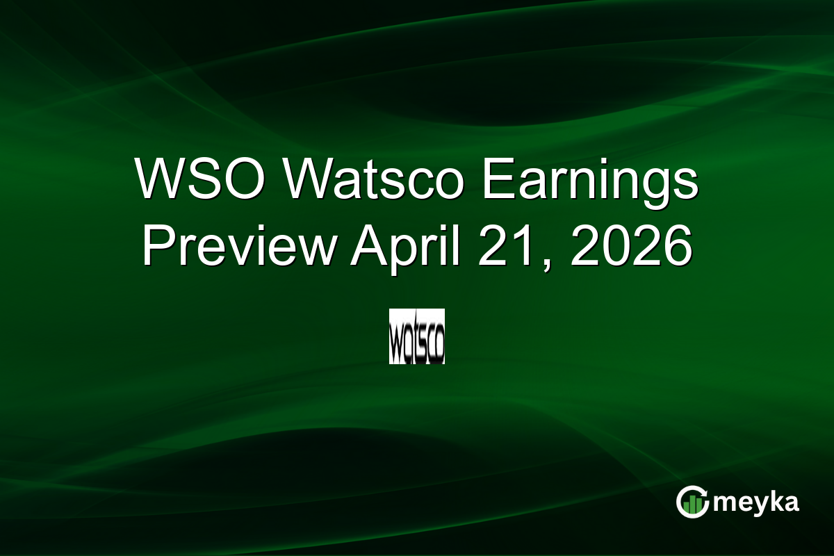 WSO Watsco Earnings Preview April 21, 2026