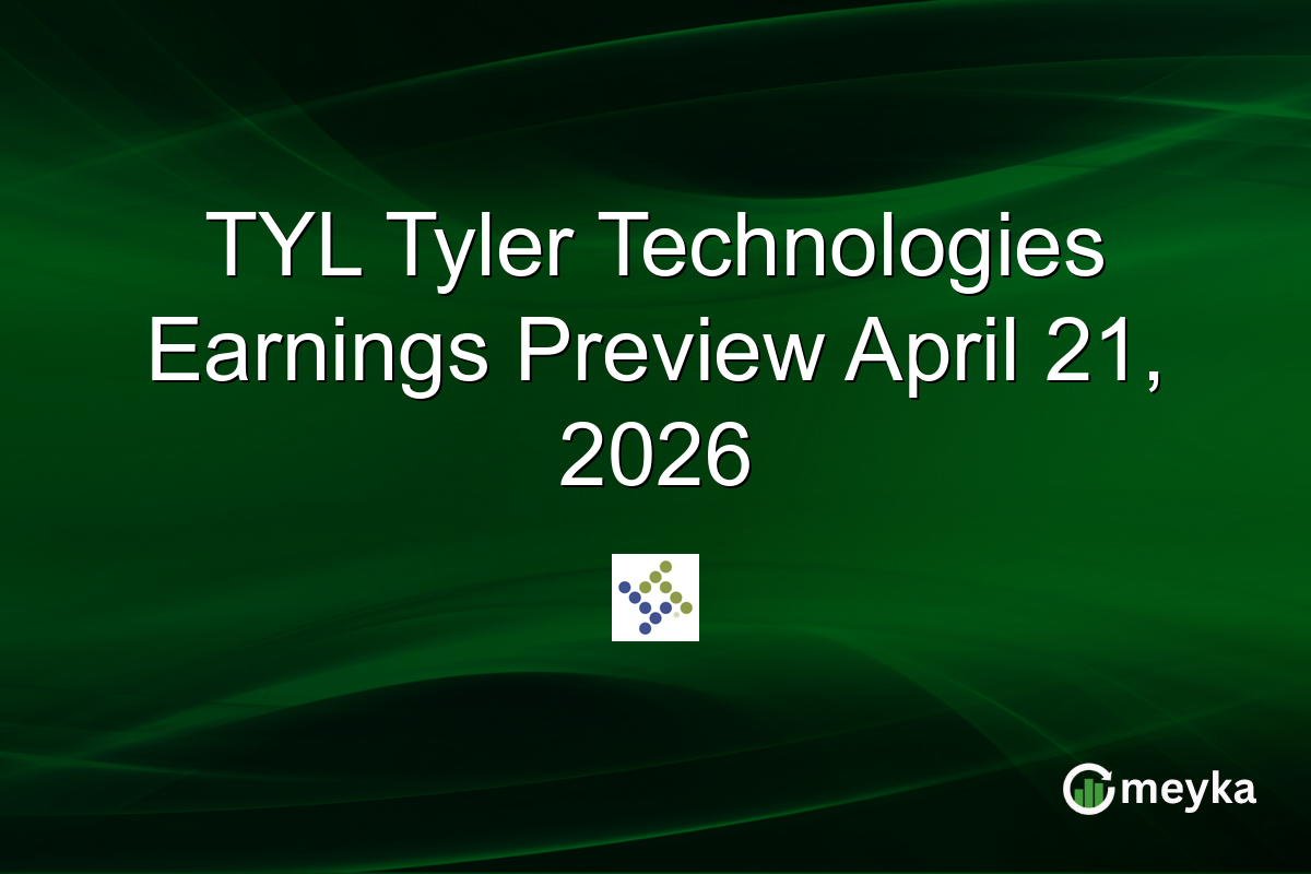 TYL Tyler Technologies Earnings Preview April 21, 2026