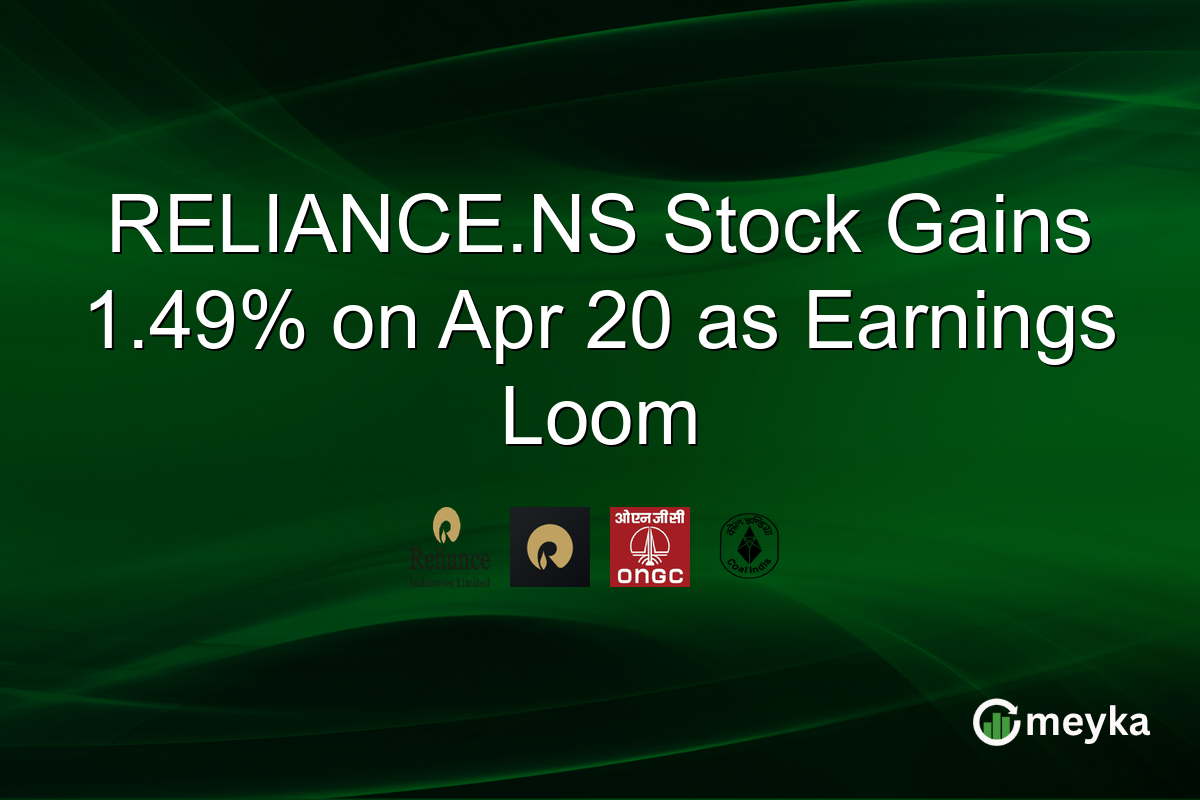 RELIANCE.NS Stock Gains 1.49% on Apr 20 as Earnings Loom