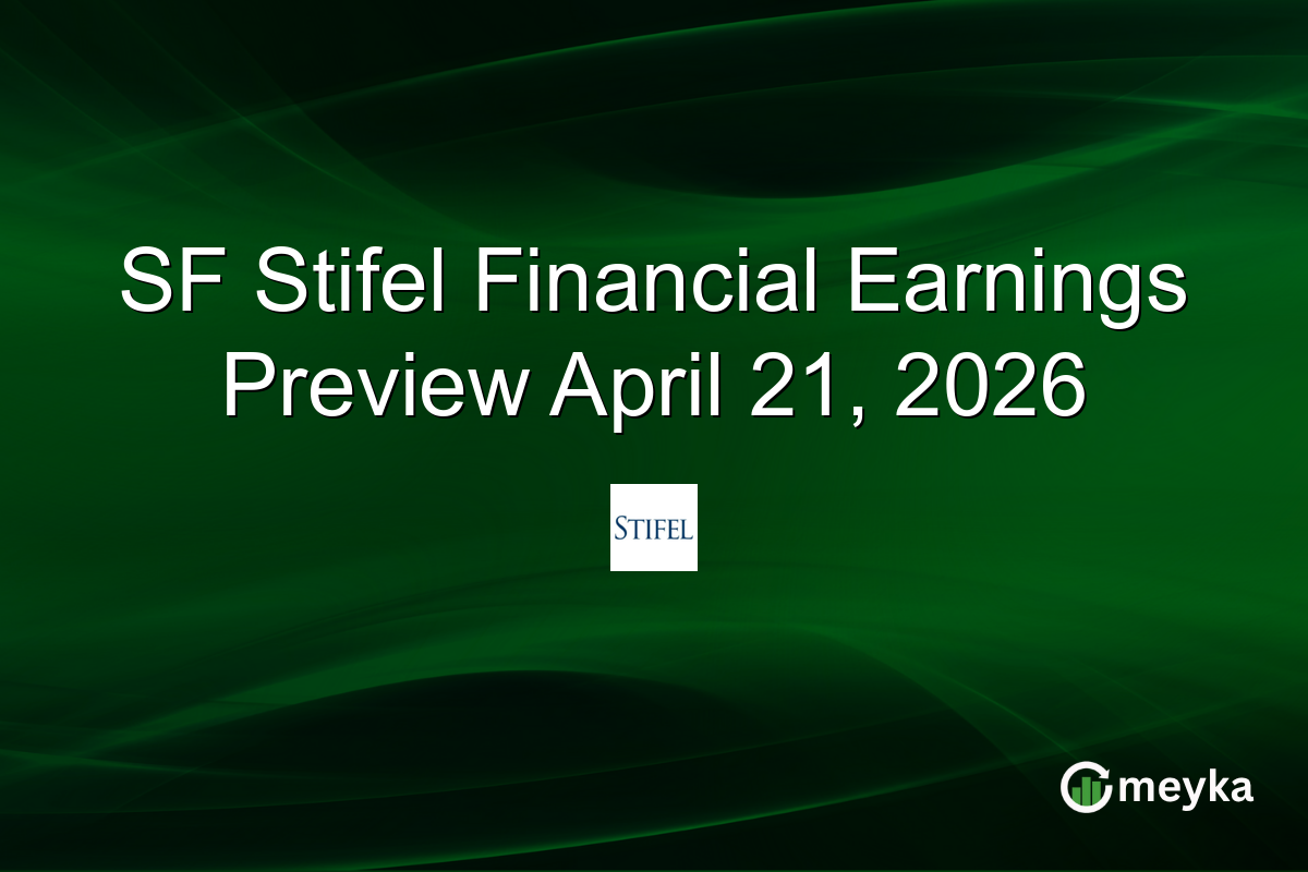SF Stifel Financial Earnings Preview April 21, 2026