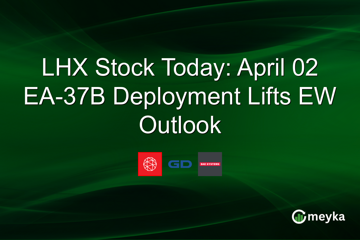 LHX Stock Today: April 02 EA-37B Deployment Lifts EW Outlook
