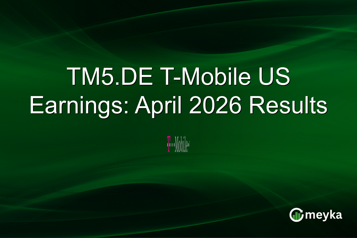 TM5.DE T-Mobile US Earnings: April 2026 Results