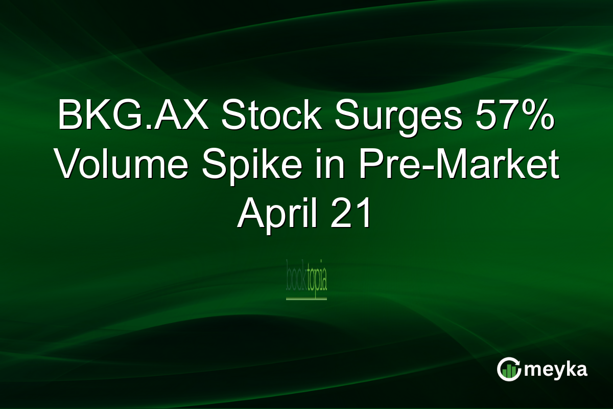 BKG.AX Stock Surges 57% Volume Spike in Pre-Market April 21