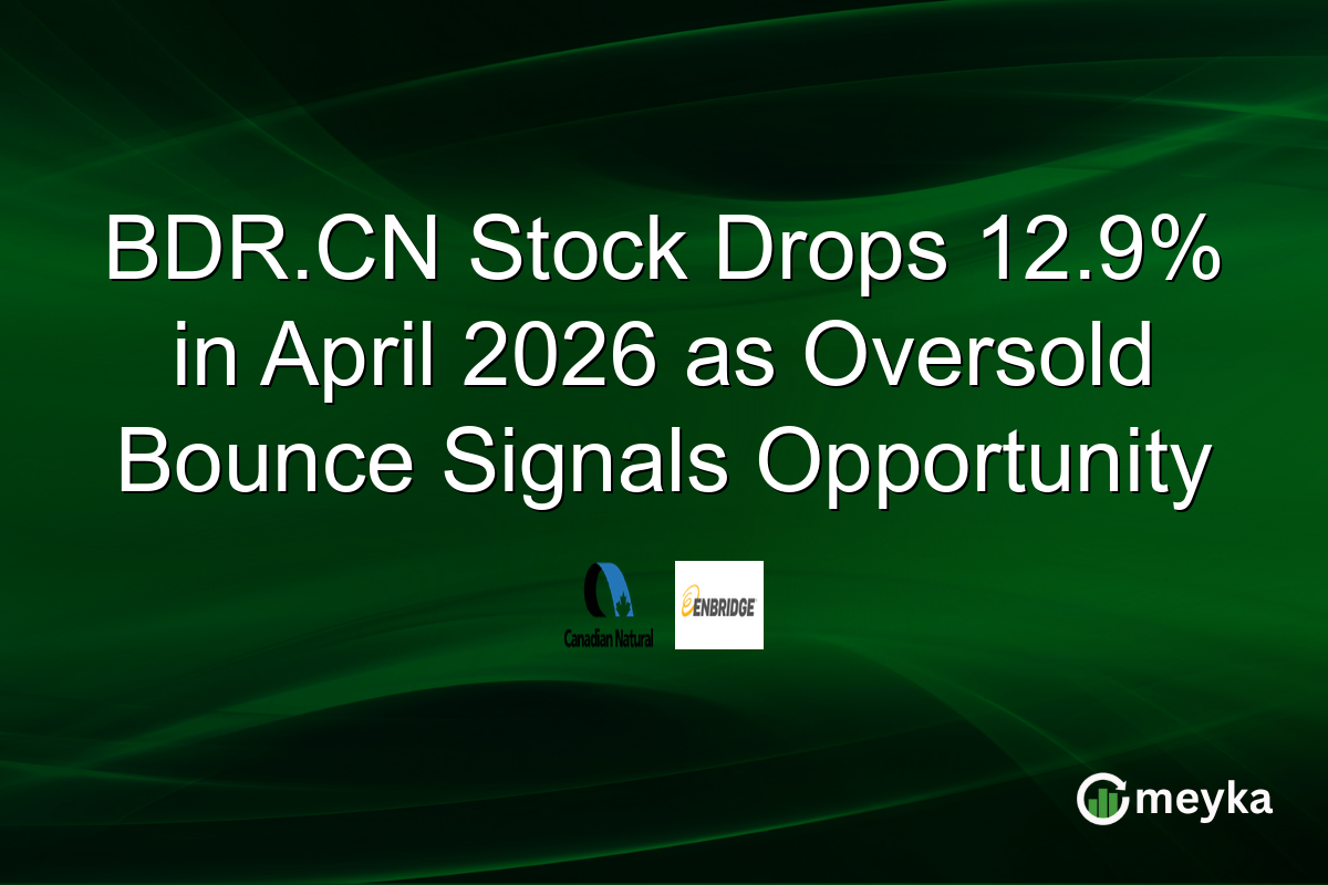 BDR.CN Stock Drops 12.9% in April 2026 as Oversold Bounce Signals Opportunity