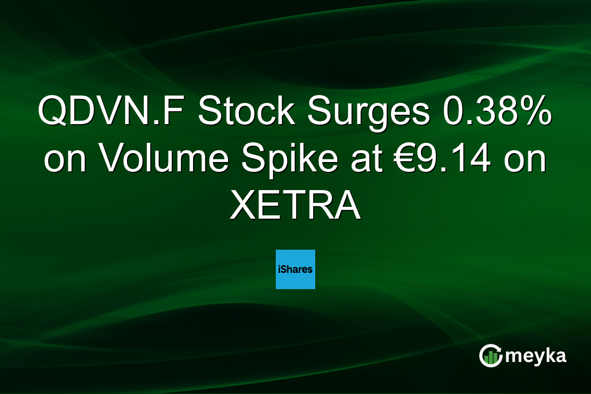 QDVN.F Stock Surges 0.38% on Volume Spike at €9.14 on XETRA