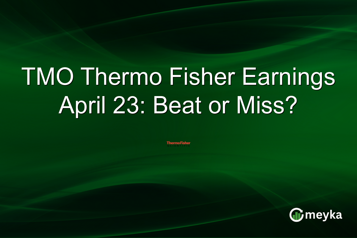 TMO Thermo Fisher Earnings April 23: Beat or Miss?
