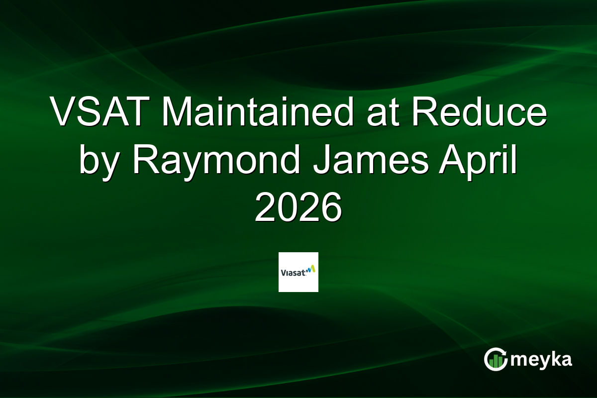 VSAT Maintained at Reduce by Raymond James April 2026