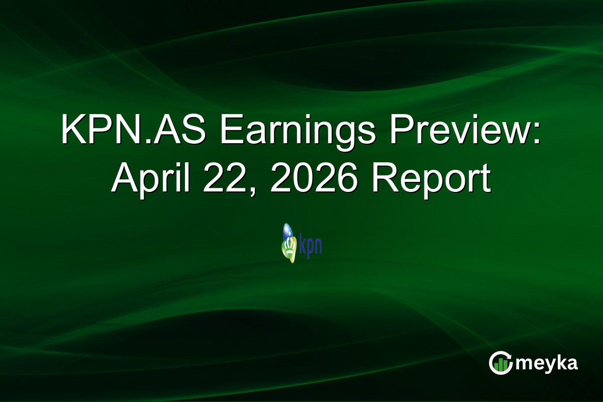 KPN.AS Earnings Preview: April 22, 2026 Report