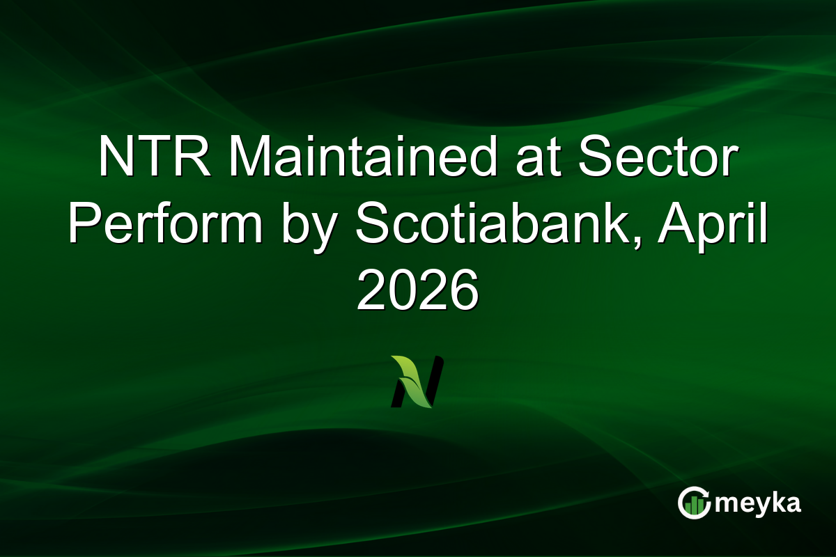 NTR Maintained at Sector Perform by Scotiabank, April 2026