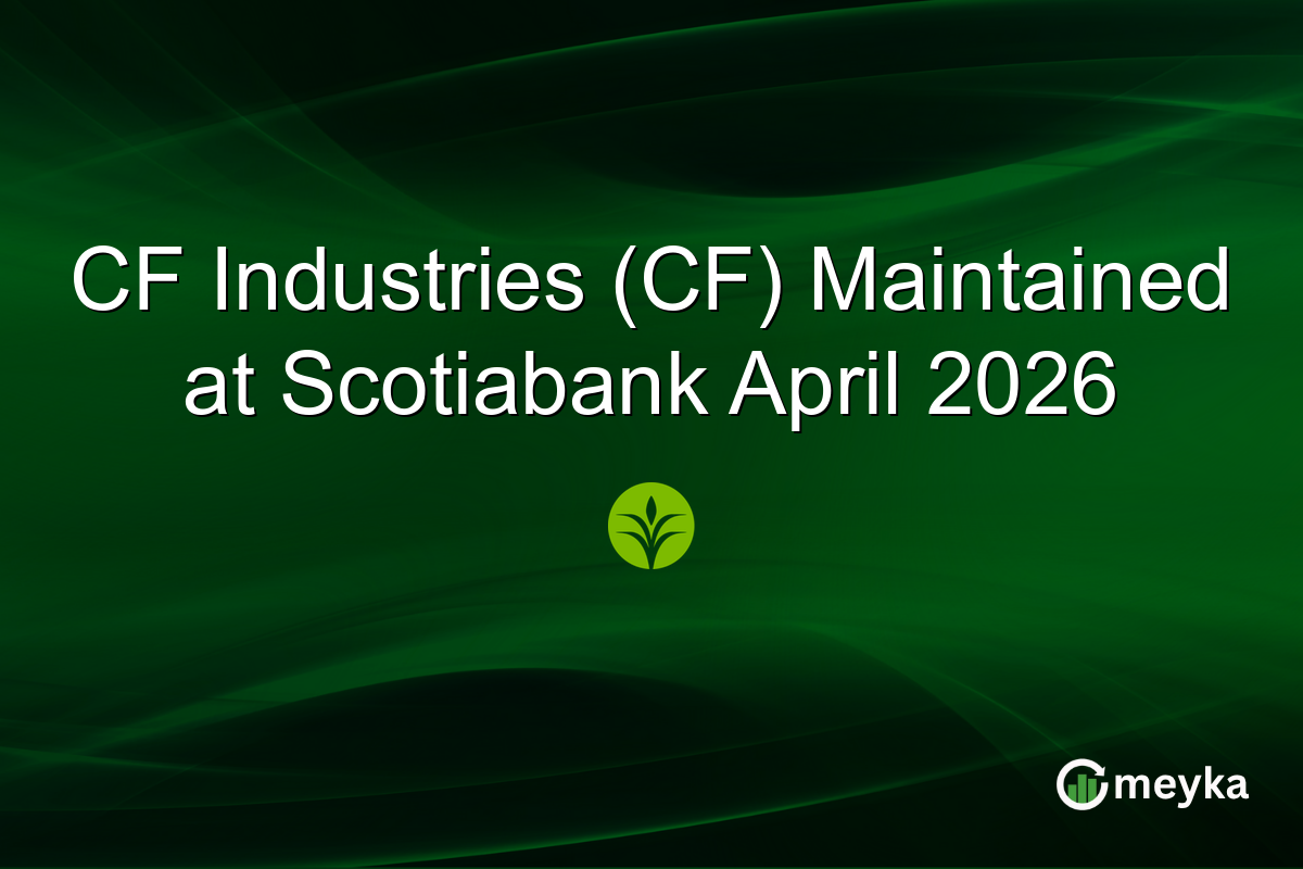 CF Industries (CF) Maintained at Scotiabank April 2026