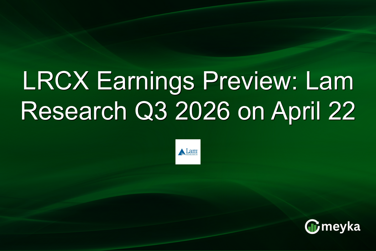 LRCX Earnings Preview: Lam Research Q3 2026 on April 22