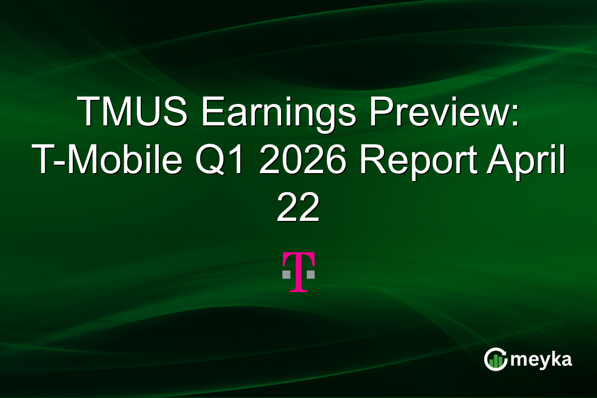 TMUS Earnings Preview: T-Mobile Q1 2026 Report April 22