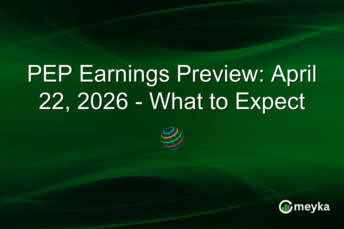 PEP Earnings Preview: April 22, 2026 – What to Expect