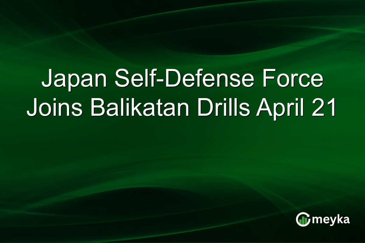Japan Self-Defense Force Joins Balikatan Drills April 21