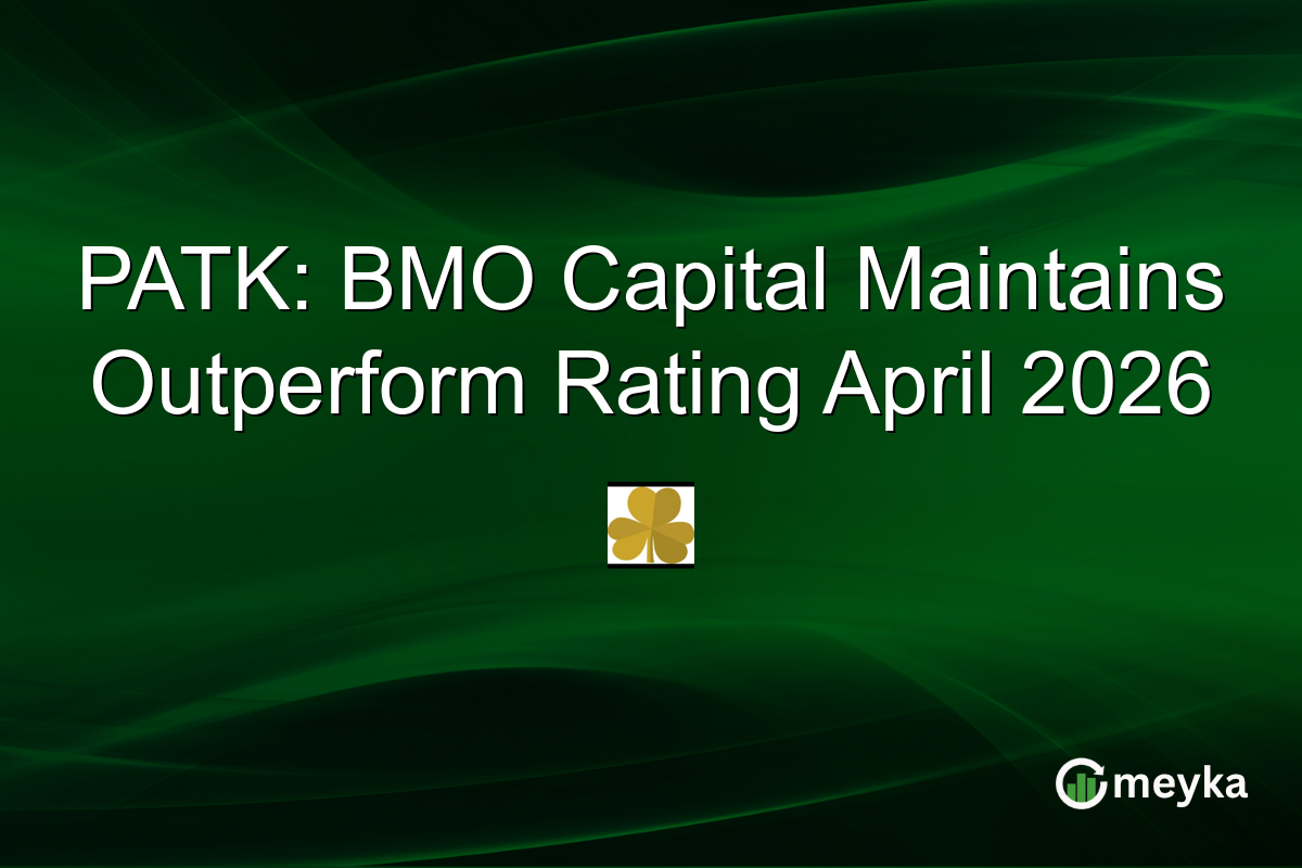 PATK: BMO Capital Maintains Outperform Rating April 2026