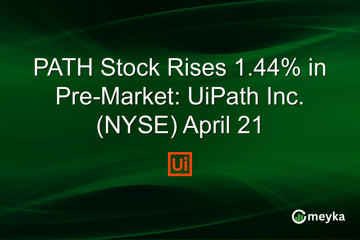 PATH Stock Rises 1.44% in Pre-Market: UiPath Inc. (NYSE) April 21