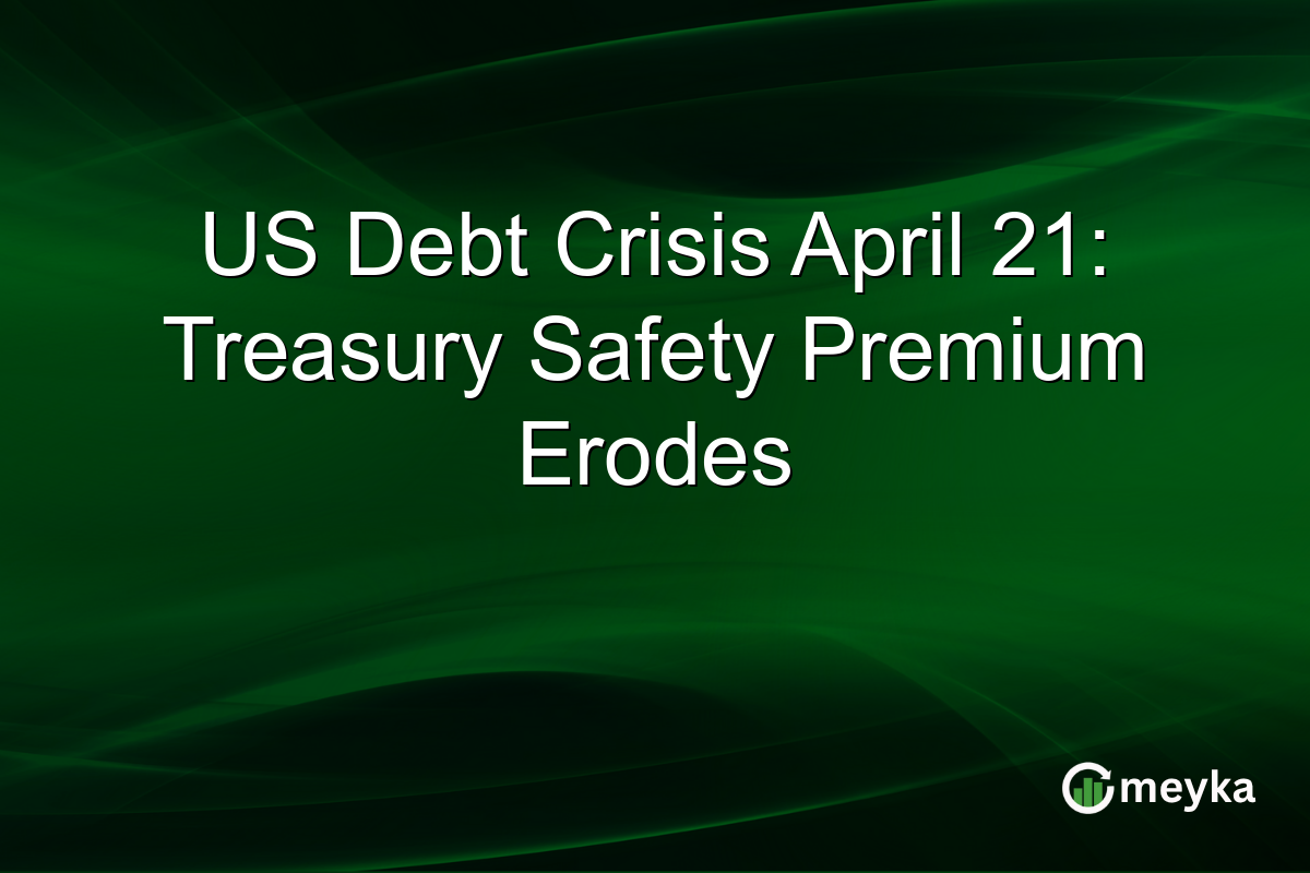 US Debt Crisis April 21: Treasury Safety Premium Erodes