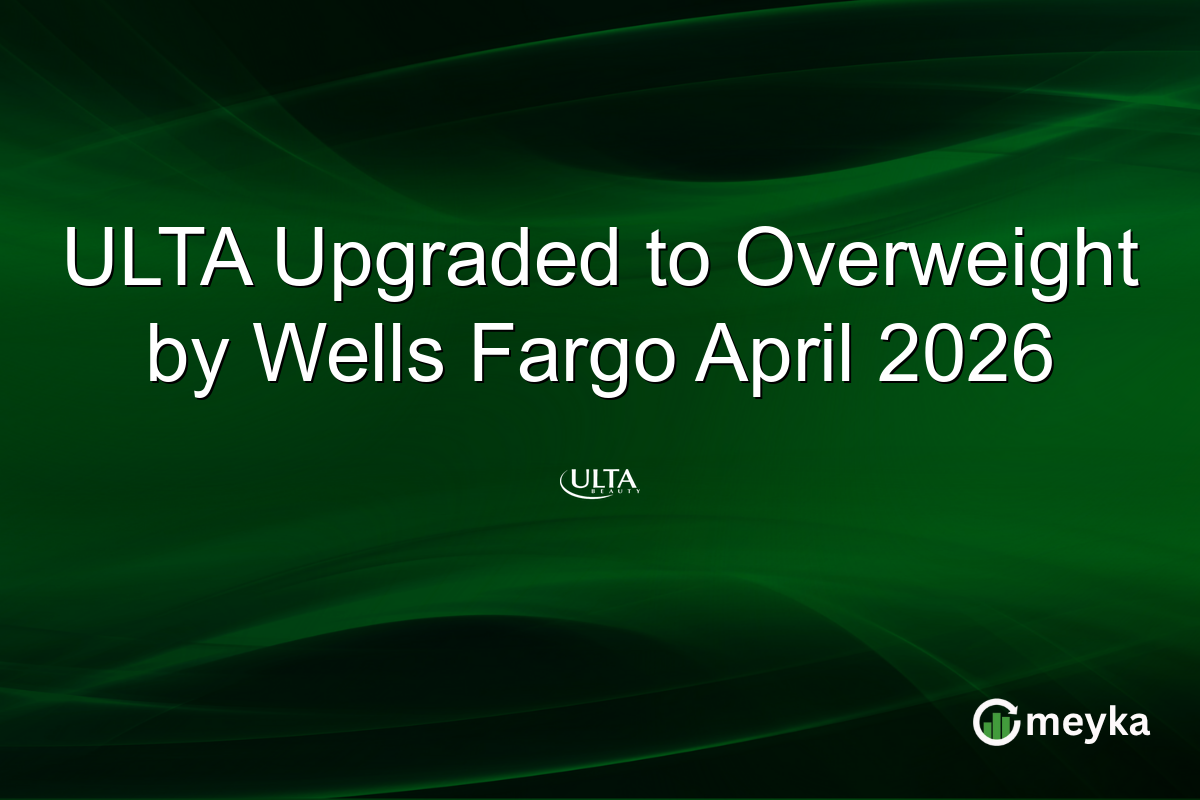 ULTA Upgraded to Overweight by Wells Fargo April 2026